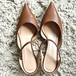 Club Monaco Tan Pointed Heels